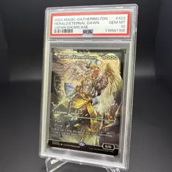 MTG Herald Of Eternal Dawn M0423 Japanese Showcase FOUNDATIONS PSA 10 - Image 1
