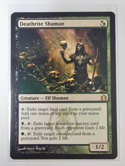 Mtg - Deathrite Shaman - Return to Ravnica (RTR) - Rare - #213 - NM - Image 1