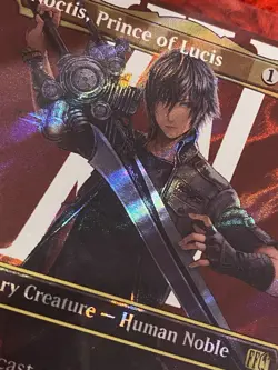 FF XV Noctis, Prince of Lucis (Borderless) (Surge Foil) Final Fantasy X MTG - NM - Image 1