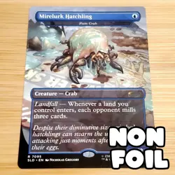 1x Mirelurk Hatchling - Ruin Crab, Fallout Secret Lair 7095, Magic MTG NM - Image 1