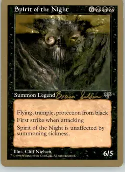 Spirit of the Night - 1998 Brian Selden World Championship Decks - MP Magic - Image 1