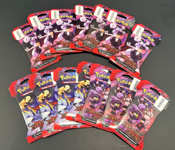LOT of 14 Pokemon Destined Rivals Sleeved Booster Packs | 14 Boosters! | 189635 - Image 1