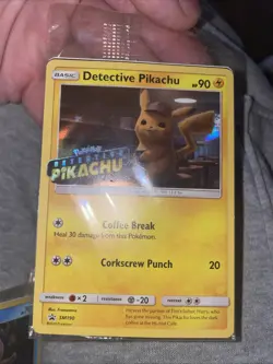 2019 Pokemon TCG "Detective Pikachu" Holo Foil promo cards (SM190 New Not Open - Image 1
