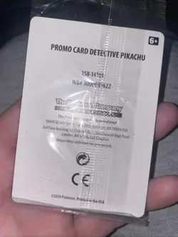 2019 Pokemon TCG "Detective Pikachu" Holo Foil promo cards (SM190 New Not Open - Image 4