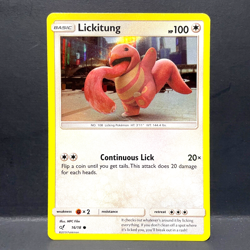 2019 POKEMON DETECTIVE PIKACHU LICKITUNG 16/18 HOLO (RARE) - Image 1