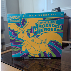 Pokemon Mega Evolution Ascended Heroes Elite Trainer Box Dragonite Zekrom - Image 1