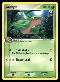 GROVYLE 28/106 UC MP EMERALD POKEMON - Image 2