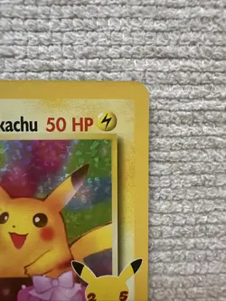 Pokemon TCG Holo Pikachu Card 24/53 Birthday Celebrations 25th Anniversary - Image 5