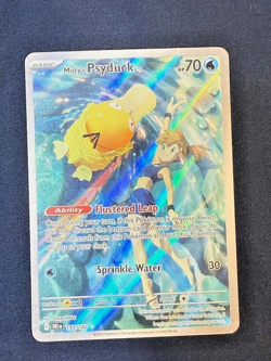 Misty’s Psyduck 193/182 Illustration Rare Pokemon Destined Rivals NM - Image 1