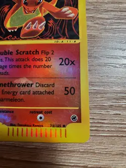 CHARMELEON 73/165 Pokemon Card - Expedition (Reverse Holo) - Image 4