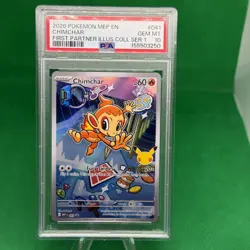 2026 POKEMON PROMO FIRST PARTNER ILLUSTRATION COLLECTION #041 CHIMCHAR PSA 10 - Image 1