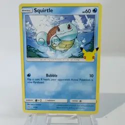 Squirtle 17/25 Non-Holo 25th Anniversary Mcdonalds Promo Pokemon TCG - Image 1