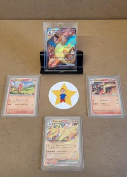 POKEMON CARD • JAPANESE • 2023 • FULL ART • 185/165 • CHARIZARD • SECRET RARE - Image 1