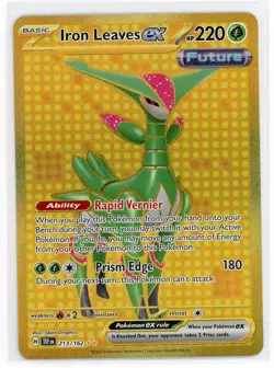 Pokemon TCG - Iron Leaves ex 213/162 - Temporal Forces - Secret Rare - Image 1