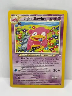 Light Slower Uncommon Pokemon TCG Neo Destiny Lightly Played - Image 1