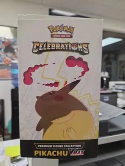 Pokemon TCG Celebrations Pikachu VMAX Premium Figure Collection Box New SEALED! 820650809408 - Image 2