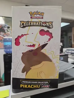 Pokemon TCG Celebrations Pikachu VMAX Premium Figure Collection Box New SEALED! 820650809408 - Image 4
