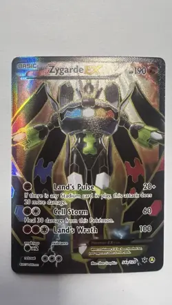 Zygarde EX 54a/124 Fates Collide Alternate Full Art Promo NM Near Mint Pokemon - Image 1