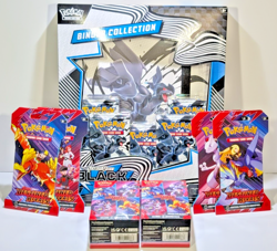 Pokemon TCG Sealed Lot: BLACK BOLT COLLECTION, 2 DESTIN RIVALS BUNDLES, 4PACKS - Image 1