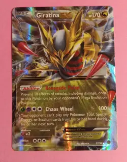Pokemon TCG Giratina EX 57/98 XY Ancient Origins Ultra Rare Holo NM-/LP+ - Image 1