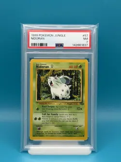 PSA 7 - 1999 POKEMON JUNGLE NIDORAN - Image 1