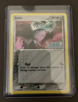 Aron Reverse Holo 44/100 - EX Crystal Guardians Pokemon - Image 3