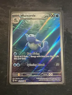 2023 Pokemon 151 Wartortle 171/165 Holo Rare Secret - Image 1