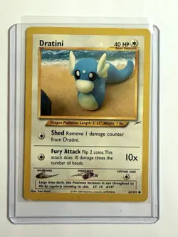 2000 Dratini Neo Destiny 63/105 Vintage Pokemon WOTC LP Lightly Played - Image 3