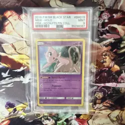 Pokemon TCG 2019 Mew SM215 Black Star Promo Holo PSA 9 - Image 1