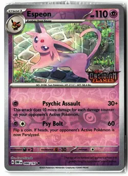 (12) Espeon 086/197 Obsidian Flames Best Buy Exclusive Promo Pokemon TCG Sealed! - Image 4