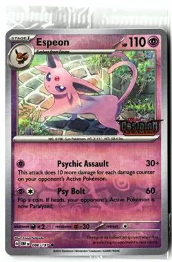 (12) Espeon 086/197 Obsidian Flames Best Buy Exclusive Promo Pokemon TCG Sealed! - Image 5