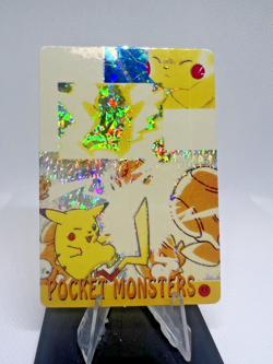Pokemon Vintage Pocket Monsters Vending HOLO Prism Sticker 1999 Nintendo Japan - Image 1