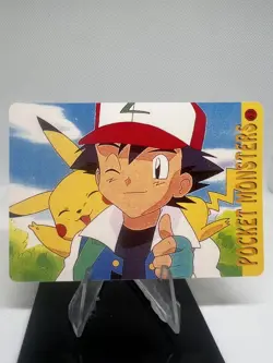Pokemon Vintage Pocket Monsters Vending HOLO Prism Sticker 1999 Nintendo Japan - Image 2