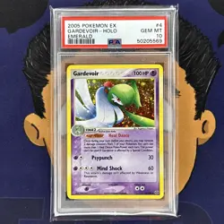 💎PSA 10 GEM MINT 2005 Pokemon EX Emerald GARDEVOIR #4 Holo Rare Low Pop - Image 2