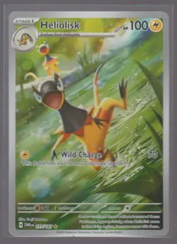 HELIOLISK 177/167 ILLUSTRATION RARE TWILIGHT MASQUERADE POKEMON HOLO NEAR MINT - Image 1