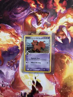 Pokemon TCG Vulpix 7/101 EX Dragon Frontiers Reverse Holo Rare 2006 - Image 1