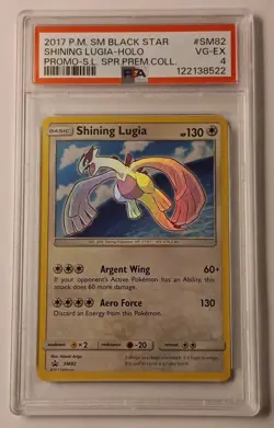 Shining Lugia 🌈 SM82 Black Star Promo PSA Graded Pokemon TCG - Image 1