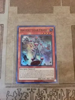 YUGIOH ANCIENT GEAR FRAME OP26-EN005 SUPER UNLIMITED ED NM - Image 1