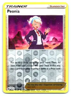 Peonia Pokemon Reverse Holo Uncommon SWSH06: Chilling Reign 149/198 - Image 1