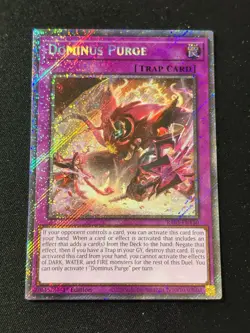 Dominus Purge 1st Edition [LP] Platinum Secret Rare RA05-EN150 - Yu-Gi-Oh! - Image 1