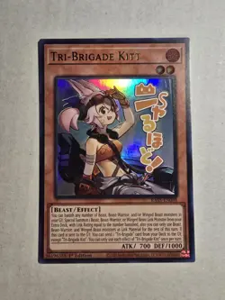 YuGiOh! Tri-Brigade Kitt RA05-EN098 STAMPED ART Rarity Collection 5 - Image 1