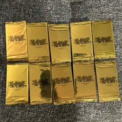 Lot Of 10 Yugioh The Movie 2004 Gold Promotional Pack Brand New Factory Sealed! - Image 1