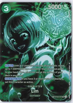 One Piece Card Lim SP Alternative Art OP09-037 SR Legacy of the Master English - Image 1