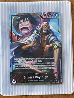 OP12 Legacy of the Master Silvers Rayleigh Alt Leader Luffy One Piece TCG - Image 1