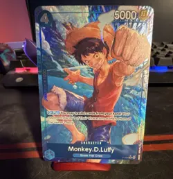 Namco Monkey.D.Luffy P-055 Full Art Foil Premium Booster Promo 5000 EN - Image 1