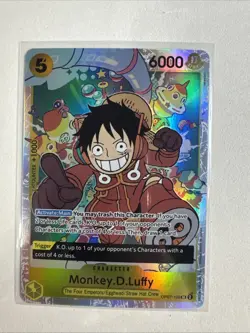 Monkey.D.Luffy OP07-109 - One Piece TCG - SR Super Rare NM English Foil - Image 1