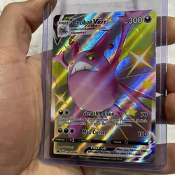 Pokemon Cards Crobat VMAX SWSH099 Shiny Full Art Promo NM/MT Pokemon Nintendo - Image 2