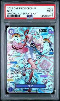2023 ONE PIECE JAPANESE AWAKENING OF THE NEW ERA SPECIAL ALT ART #120 UTA PSA 9 - Image 1