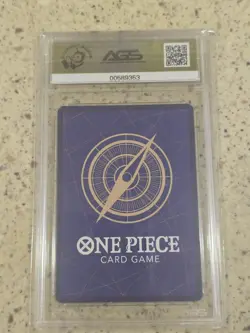 Portgas D. Ace Rare 3RD Anniversary Promo Alt Art OP07-053 One Piece AGS 10 - Image 2