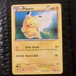 Pikachu BW54 Black & White Regular Black Star Promo Near Mint NM 2012 - Image 1